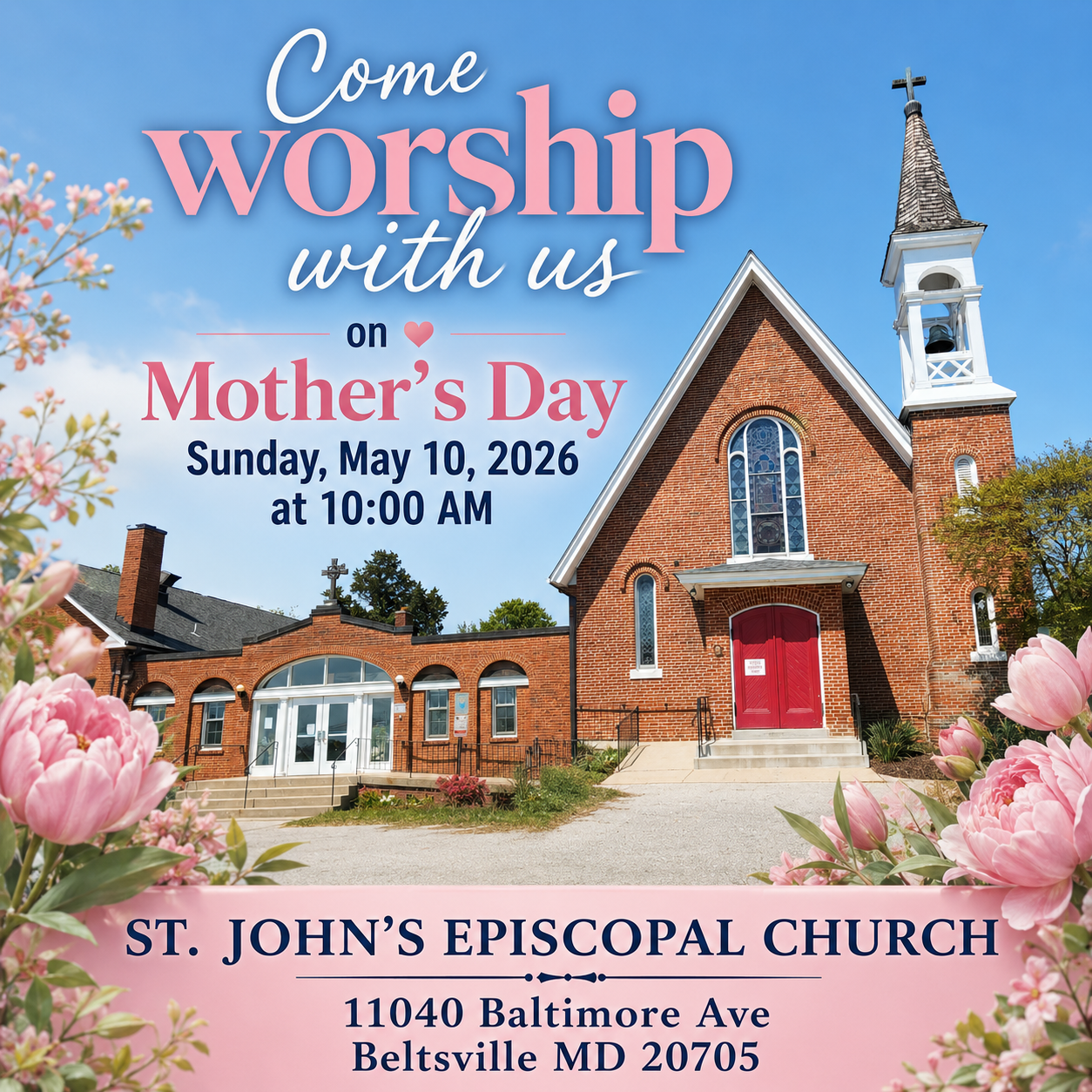 Mother's Day invite 2026