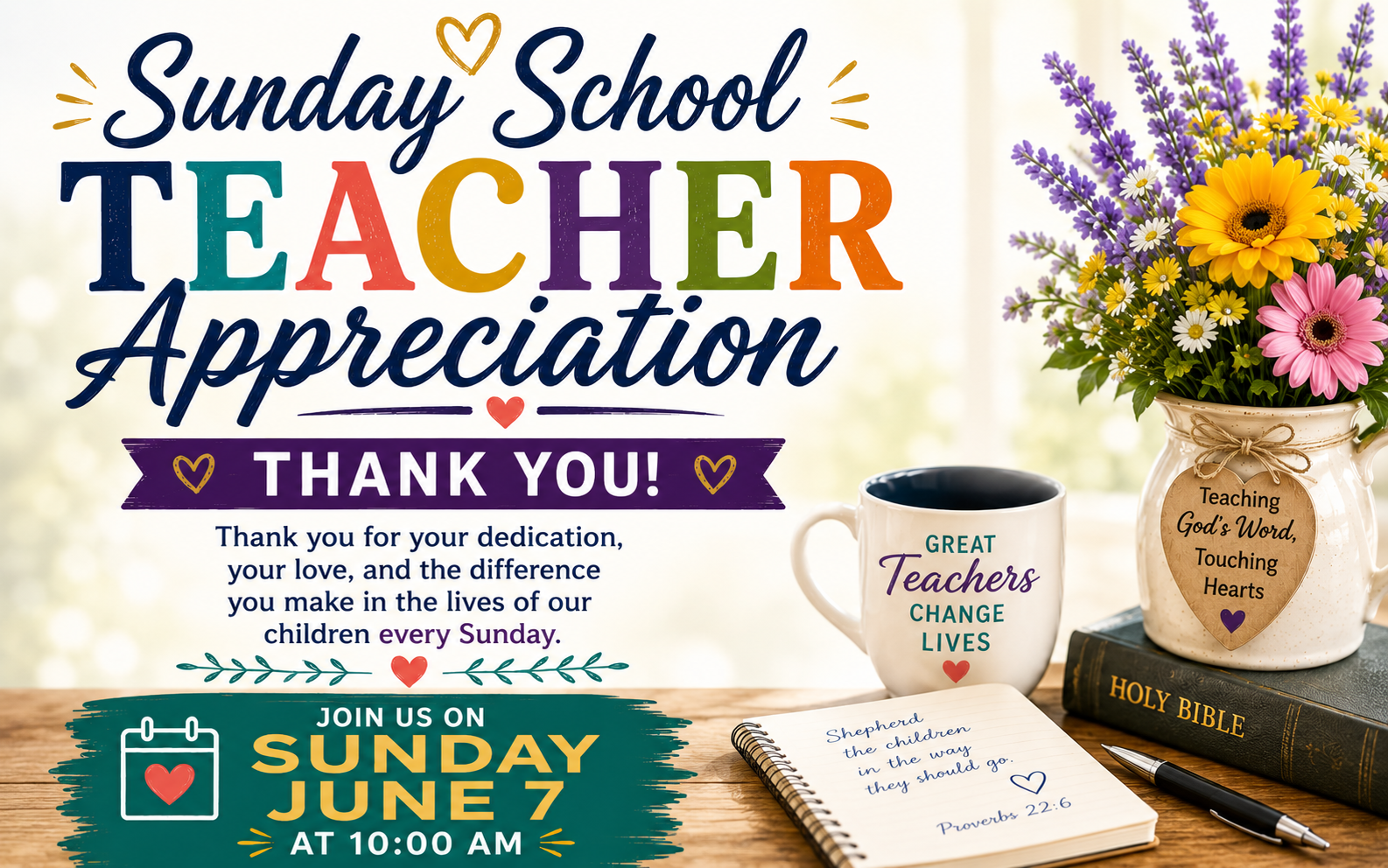 Sunday School Teacher Appreciation